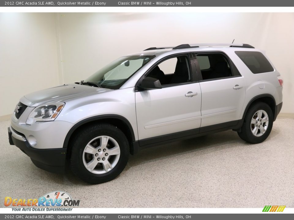 2012 GMC Acadia SLE AWD Quicksilver Metallic / Ebony Photo #3
