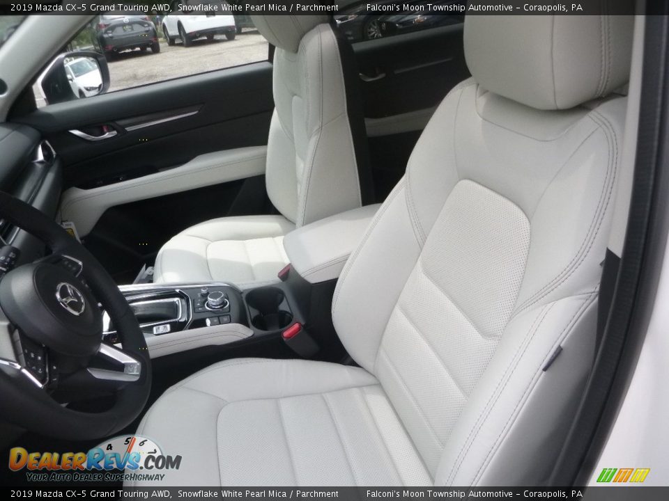 2019 Mazda CX-5 Grand Touring AWD Snowflake White Pearl Mica / Parchment Photo #11
