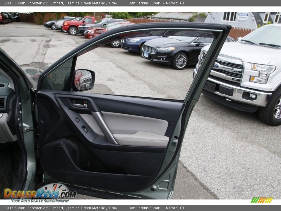 2015 Subaru Forester 2.5i Limited Jasmine Green Metallic / Gray Photo #16