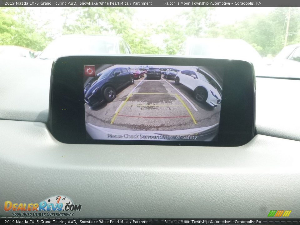 2019 Mazda CX-5 Grand Touring AWD Snowflake White Pearl Mica / Parchment Photo #14