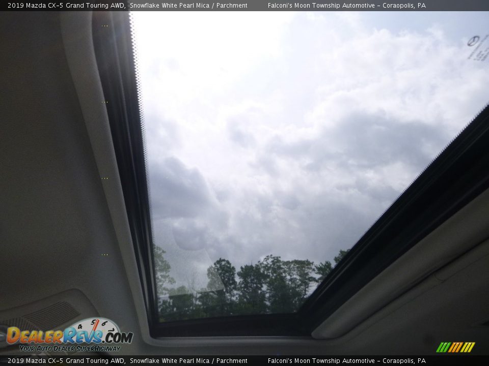 2019 Mazda CX-5 Grand Touring AWD Snowflake White Pearl Mica / Parchment Photo #15