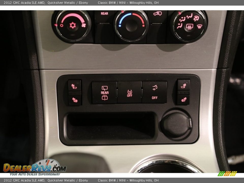 2012 GMC Acadia SLE AWD Quicksilver Metallic / Ebony Photo #10