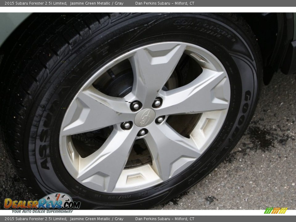 2015 Subaru Forester 2.5i Limited Jasmine Green Metallic / Gray Photo #22