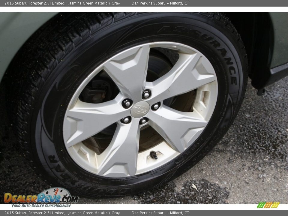 2015 Subaru Forester 2.5i Limited Jasmine Green Metallic / Gray Photo #23