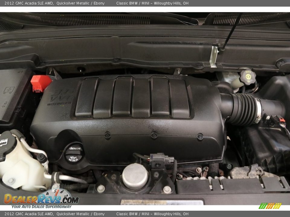 2012 GMC Acadia SLE AWD Quicksilver Metallic / Ebony Photo #17