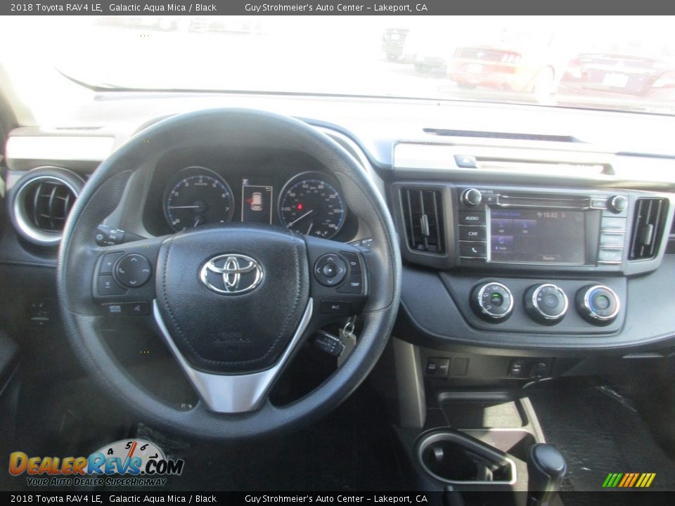 2018 Toyota RAV4 LE Galactic Aqua Mica / Black Photo #10