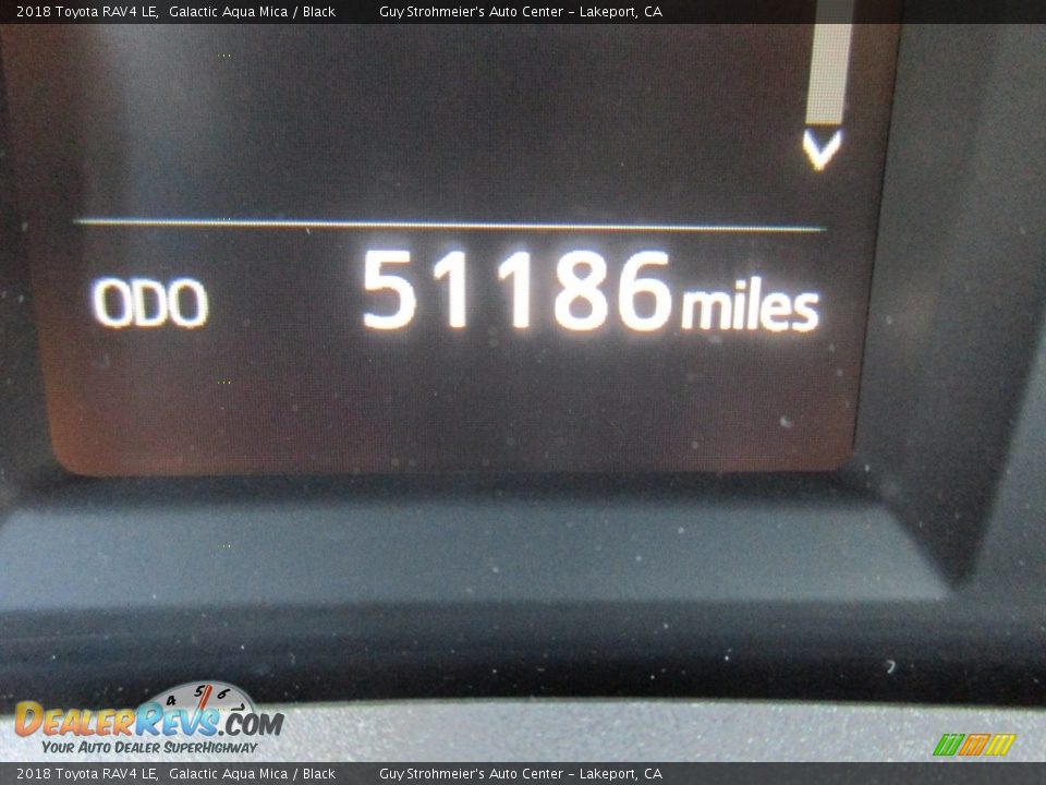 2018 Toyota RAV4 LE Galactic Aqua Mica / Black Photo #11
