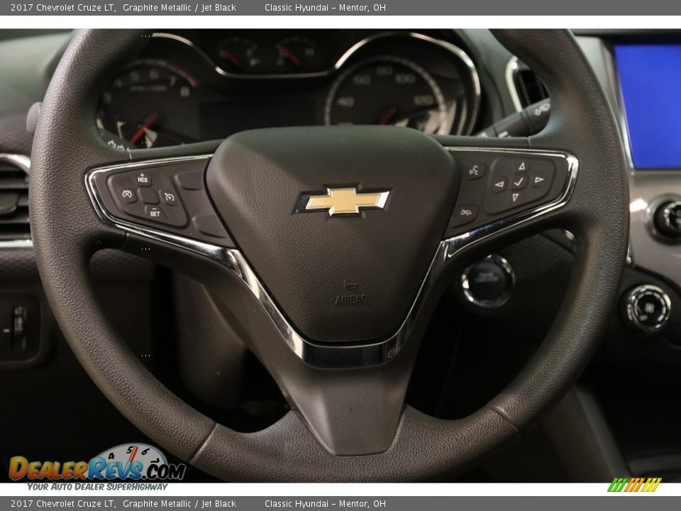 2017 Chevrolet Cruze LT Graphite Metallic / Jet Black Photo #7