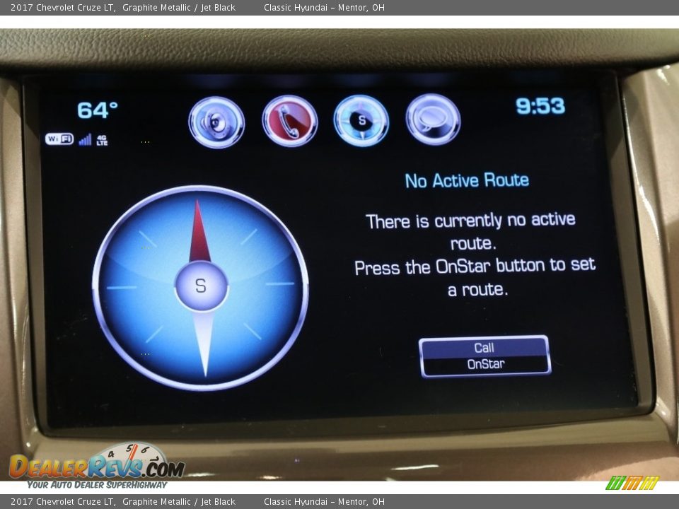 2017 Chevrolet Cruze LT Graphite Metallic / Jet Black Photo #11