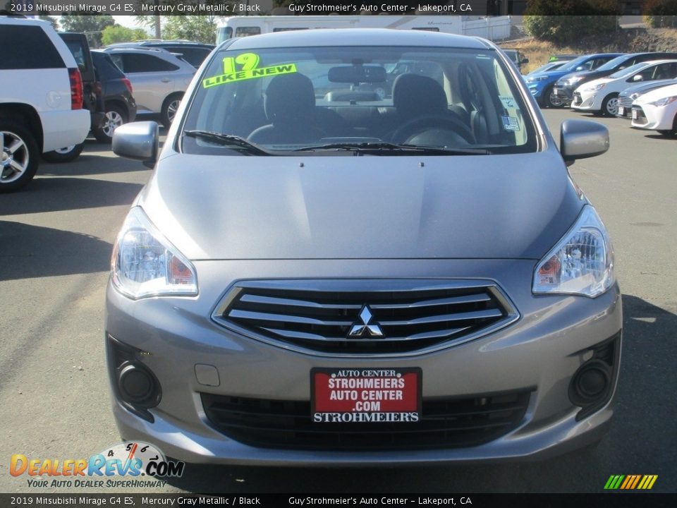 2019 Mitsubishi Mirage G4 ES Mercury Gray Metallic / Black Photo #2