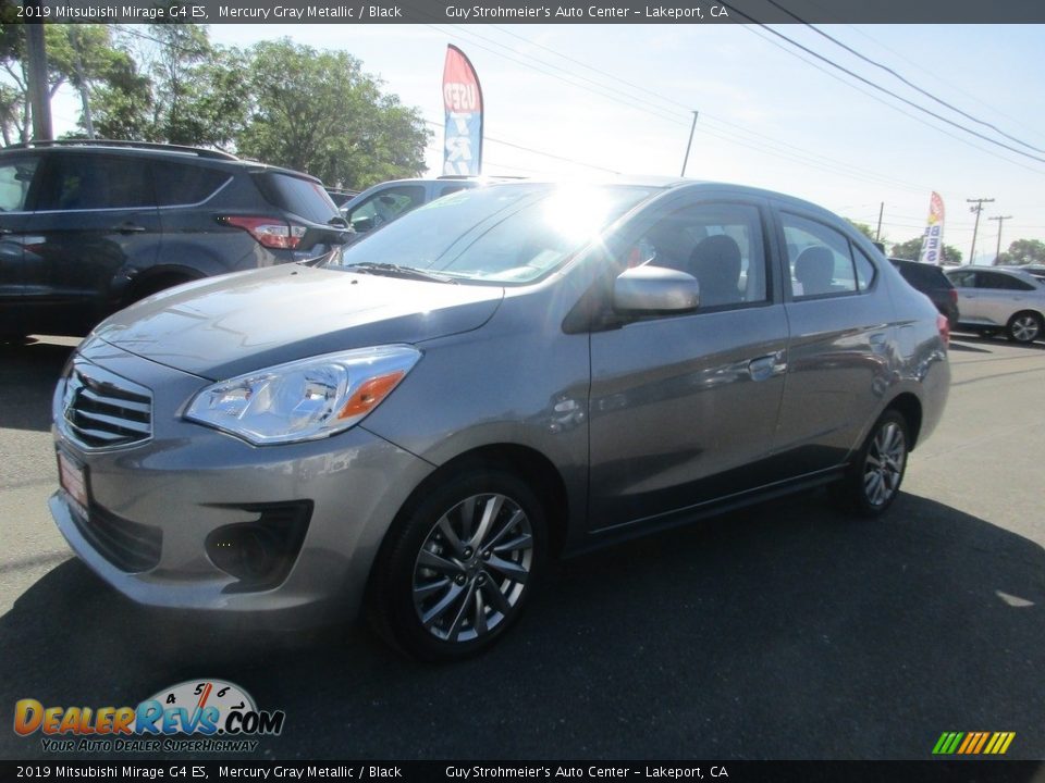 2019 Mitsubishi Mirage G4 ES Mercury Gray Metallic / Black Photo #3