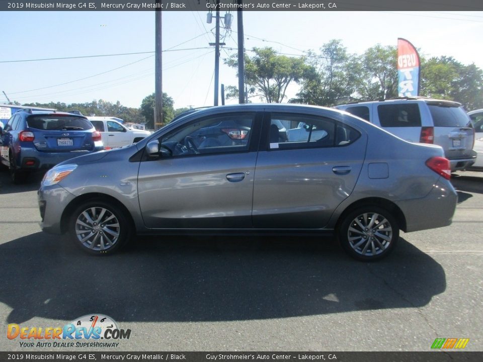 2019 Mitsubishi Mirage G4 ES Mercury Gray Metallic / Black Photo #4