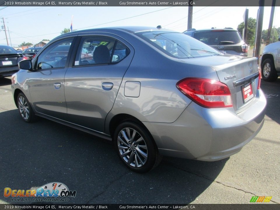 2019 Mitsubishi Mirage G4 ES Mercury Gray Metallic / Black Photo #5