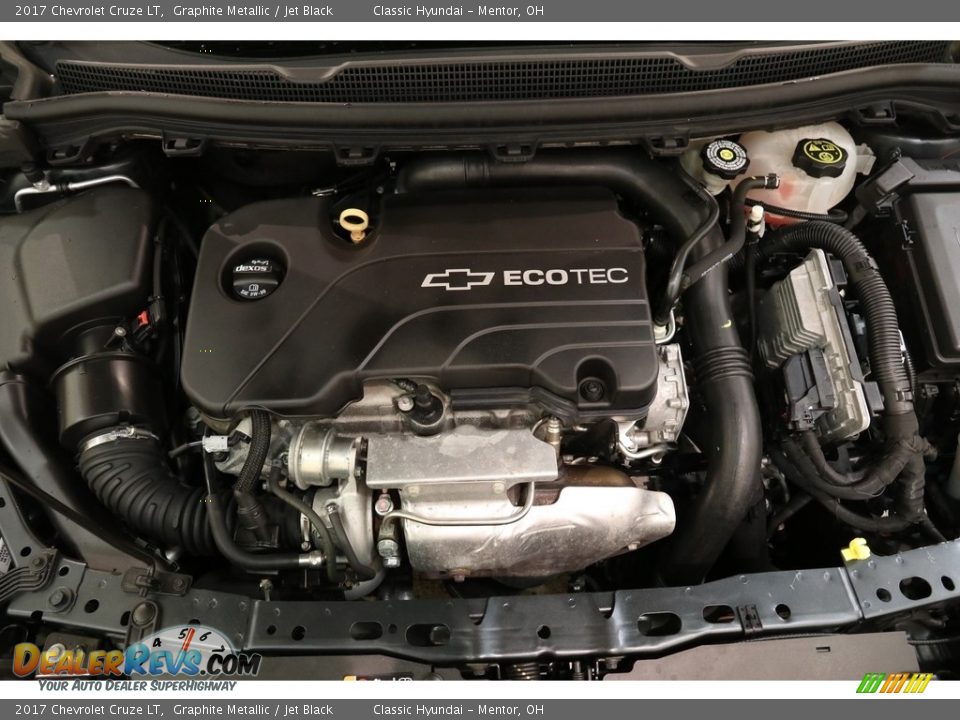 2017 Chevrolet Cruze LT Graphite Metallic / Jet Black Photo #20