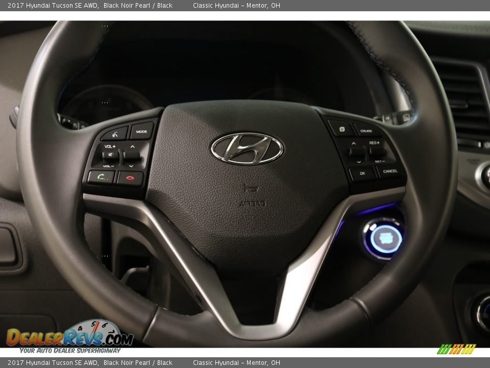 2017 Hyundai Tucson SE AWD Black Noir Pearl / Black Photo #7