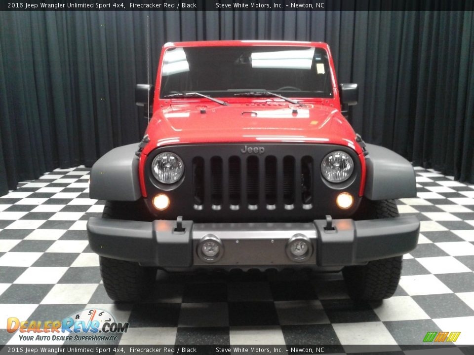 2016 Jeep Wrangler Unlimited Sport 4x4 Firecracker Red / Black Photo #3