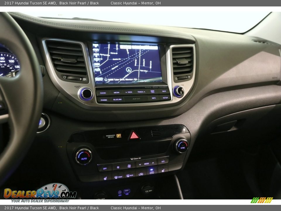2017 Hyundai Tucson SE AWD Black Noir Pearl / Black Photo #9