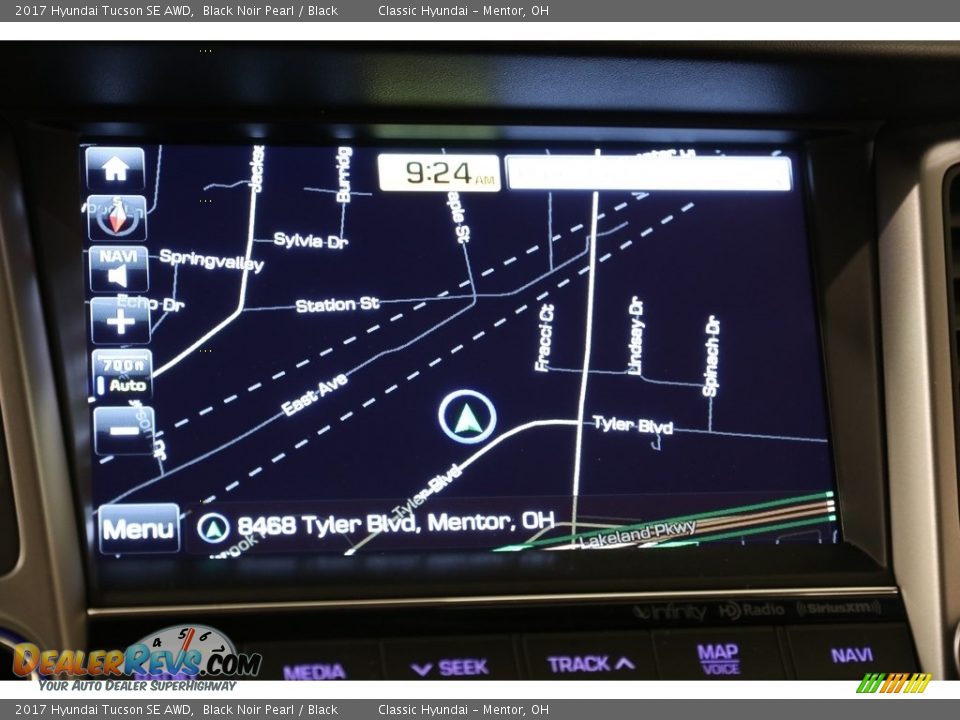 2017 Hyundai Tucson SE AWD Black Noir Pearl / Black Photo #10