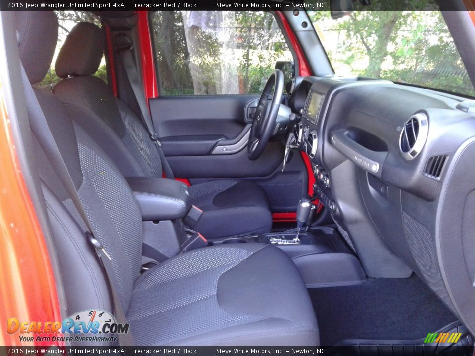 2016 Jeep Wrangler Unlimited Sport 4x4 Firecracker Red / Black Photo #14