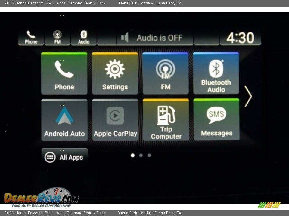 2019 Honda Passport EX-L White Diamond Pearl / Black Photo #32