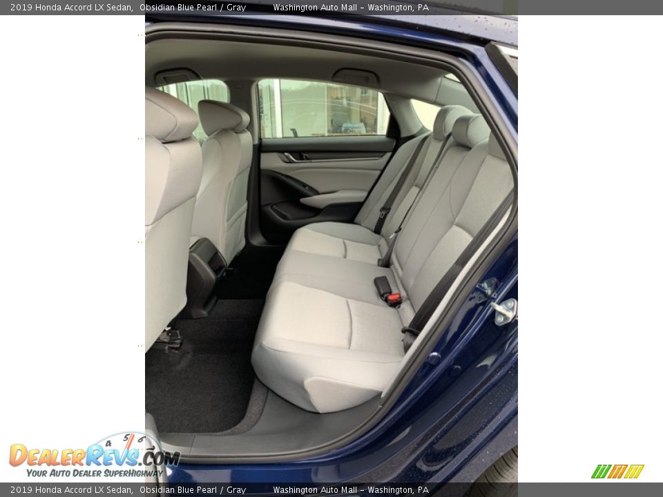 2019 Honda Accord LX Sedan Obsidian Blue Pearl / Gray Photo #19