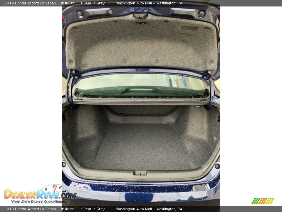 2019 Honda Accord LX Sedan Obsidian Blue Pearl / Gray Photo #21