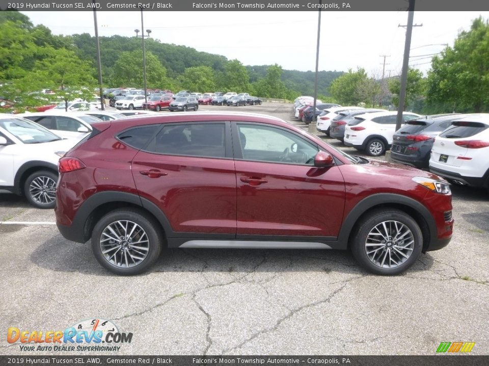 2019 Hyundai Tucson SEL AWD Gemstone Red / Black Photo #1