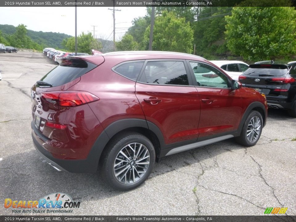 2019 Hyundai Tucson SEL AWD Gemstone Red / Black Photo #2