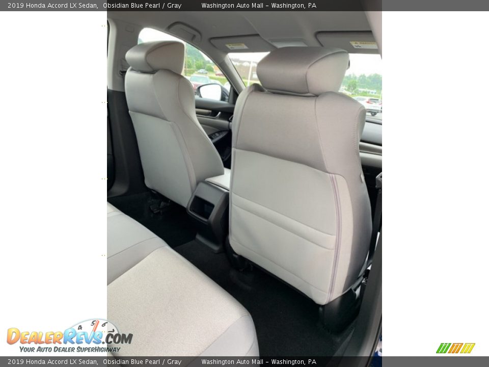 2019 Honda Accord LX Sedan Obsidian Blue Pearl / Gray Photo #24