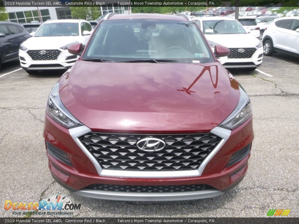 2019 Hyundai Tucson SEL AWD Gemstone Red / Black Photo #4