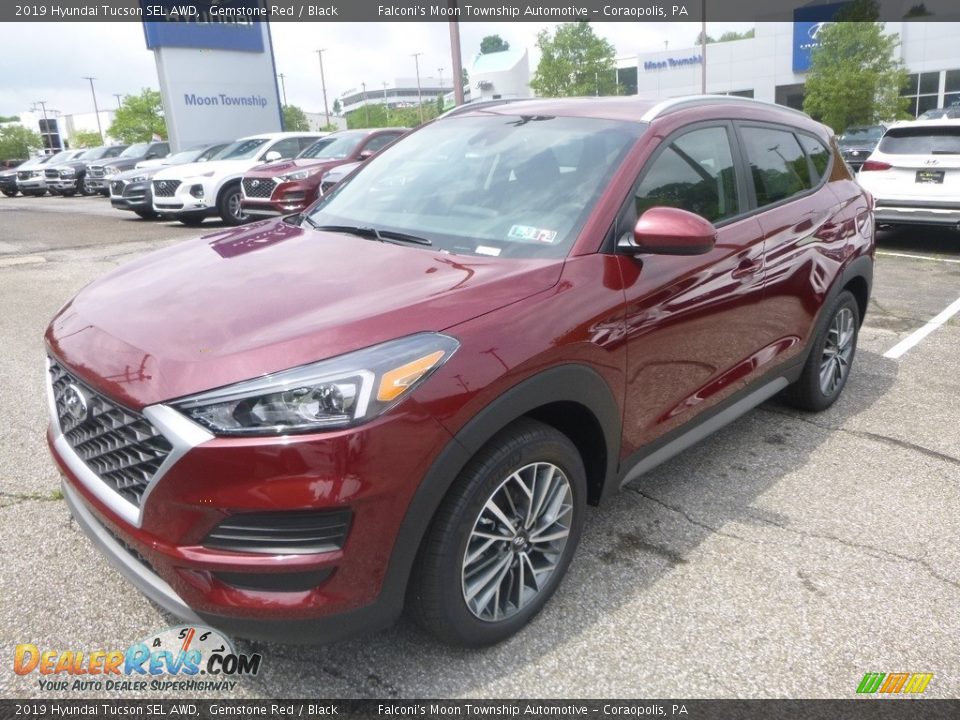 2019 Hyundai Tucson SEL AWD Gemstone Red / Black Photo #5