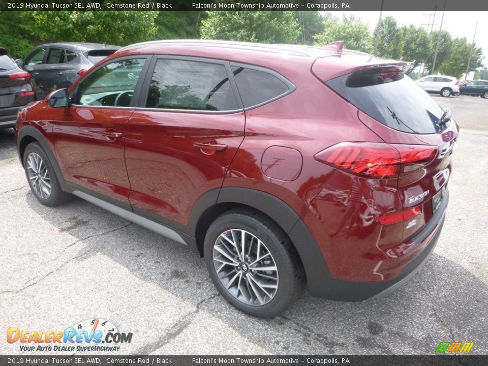 2019 Hyundai Tucson SEL AWD Gemstone Red / Black Photo #6