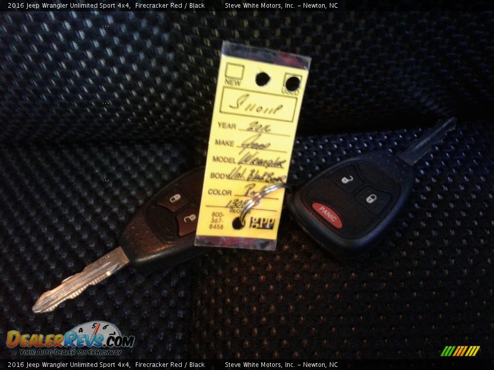 2016 Jeep Wrangler Unlimited Sport 4x4 Firecracker Red / Black Photo #27