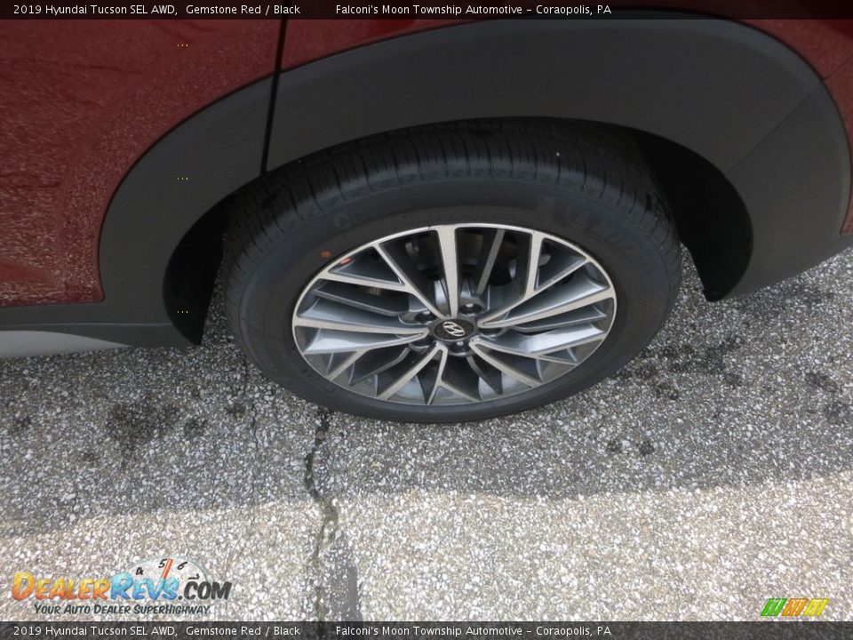 2019 Hyundai Tucson SEL AWD Gemstone Red / Black Photo #7