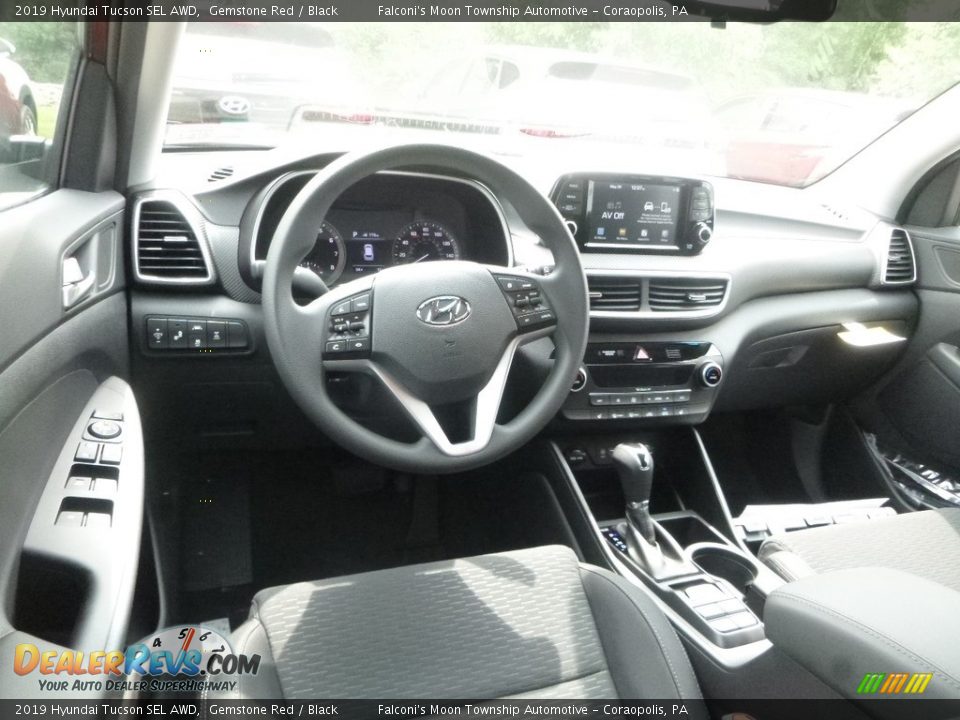 2019 Hyundai Tucson SEL AWD Gemstone Red / Black Photo #9