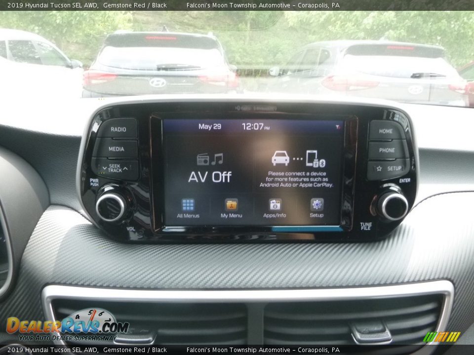 2019 Hyundai Tucson SEL AWD Gemstone Red / Black Photo #13