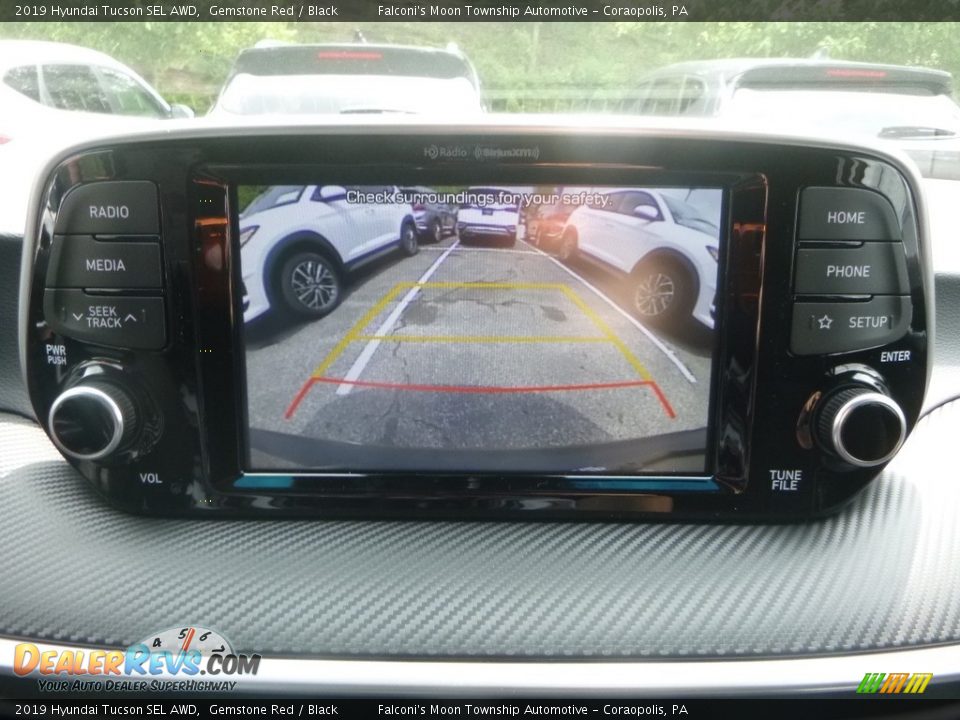 2019 Hyundai Tucson SEL AWD Gemstone Red / Black Photo #14