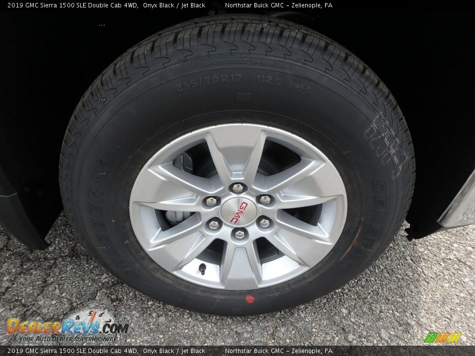 2019 GMC Sierra 1500 SLE Double Cab 4WD Onyx Black / Jet Black Photo #9