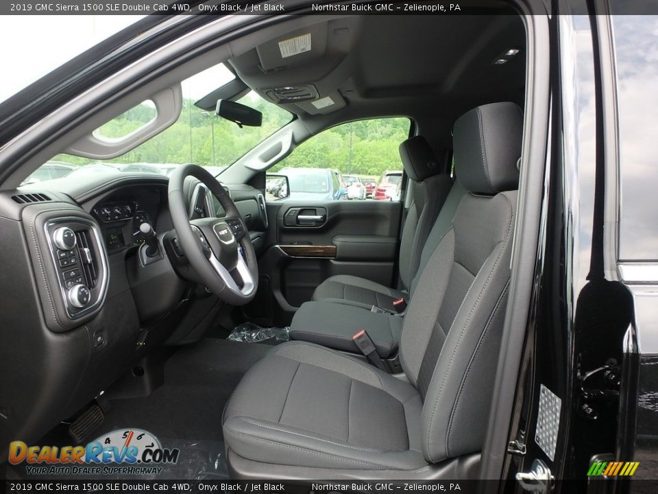 2019 GMC Sierra 1500 SLE Double Cab 4WD Onyx Black / Jet Black Photo #10