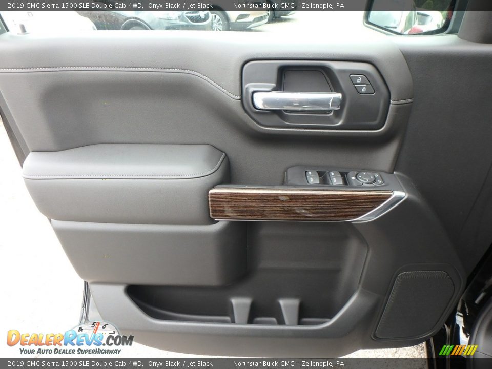 2019 GMC Sierra 1500 SLE Double Cab 4WD Onyx Black / Jet Black Photo #13