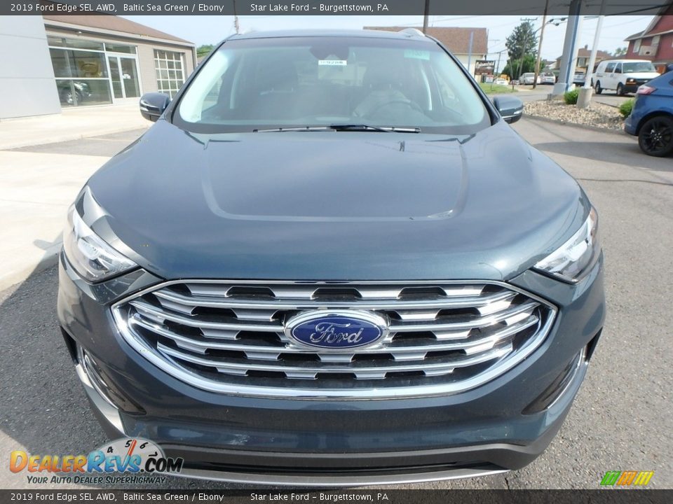 2019 Ford Edge SEL AWD Baltic Sea Green / Ebony Photo #2