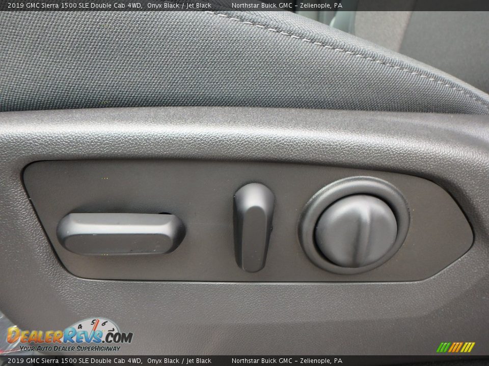 2019 GMC Sierra 1500 SLE Double Cab 4WD Onyx Black / Jet Black Photo #15