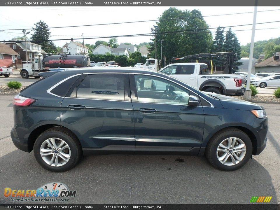 2019 Ford Edge SEL AWD Baltic Sea Green / Ebony Photo #4