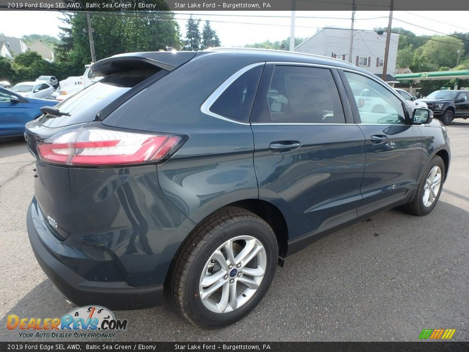 2019 Ford Edge SEL AWD Baltic Sea Green / Ebony Photo #5