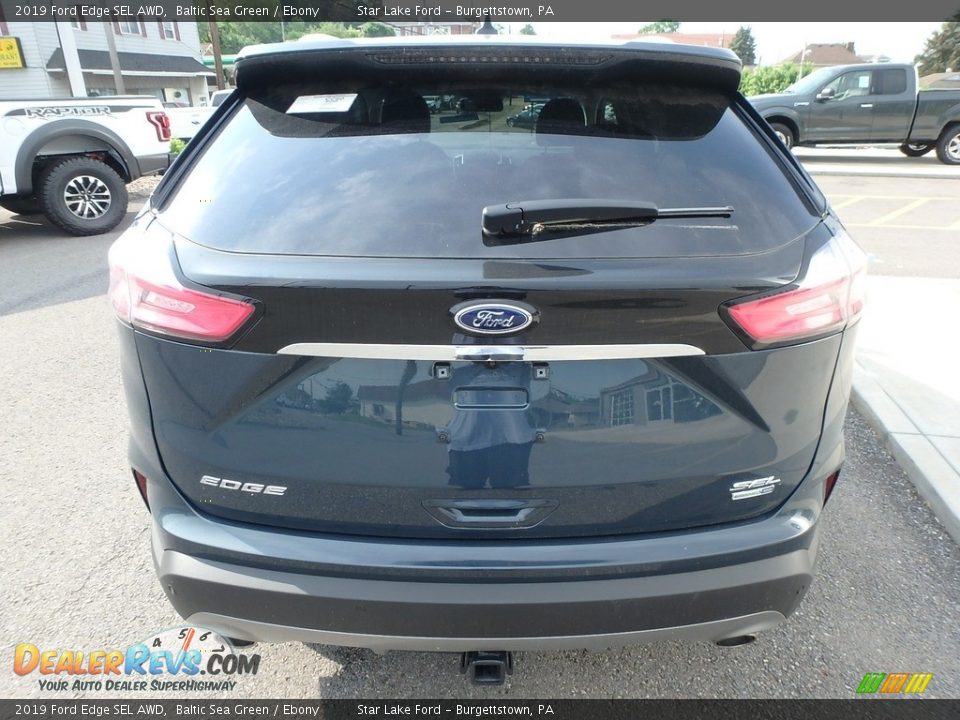 2019 Ford Edge SEL AWD Baltic Sea Green / Ebony Photo #6