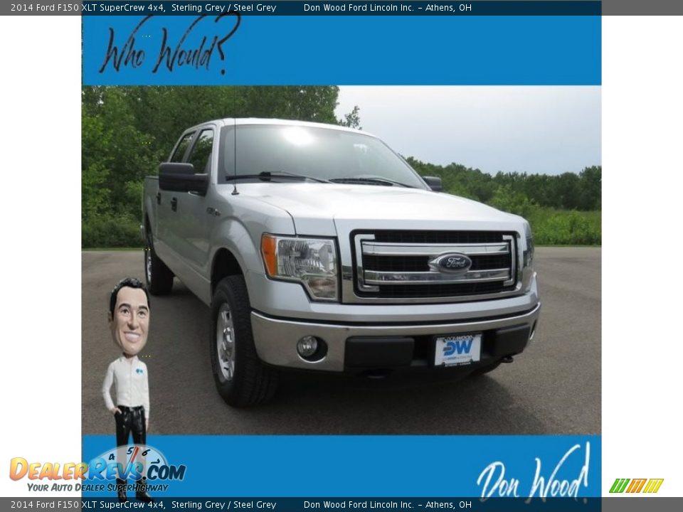 2014 Ford F150 XLT SuperCrew 4x4 Sterling Grey / Steel Grey Photo #1