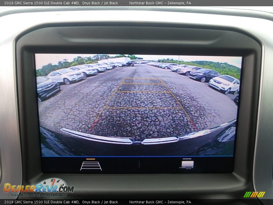 2019 GMC Sierra 1500 SLE Double Cab 4WD Onyx Black / Jet Black Photo #19