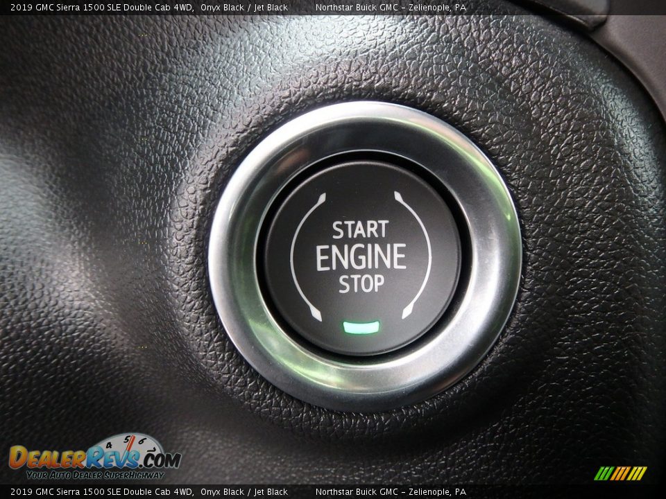 2019 GMC Sierra 1500 SLE Double Cab 4WD Onyx Black / Jet Black Photo #20