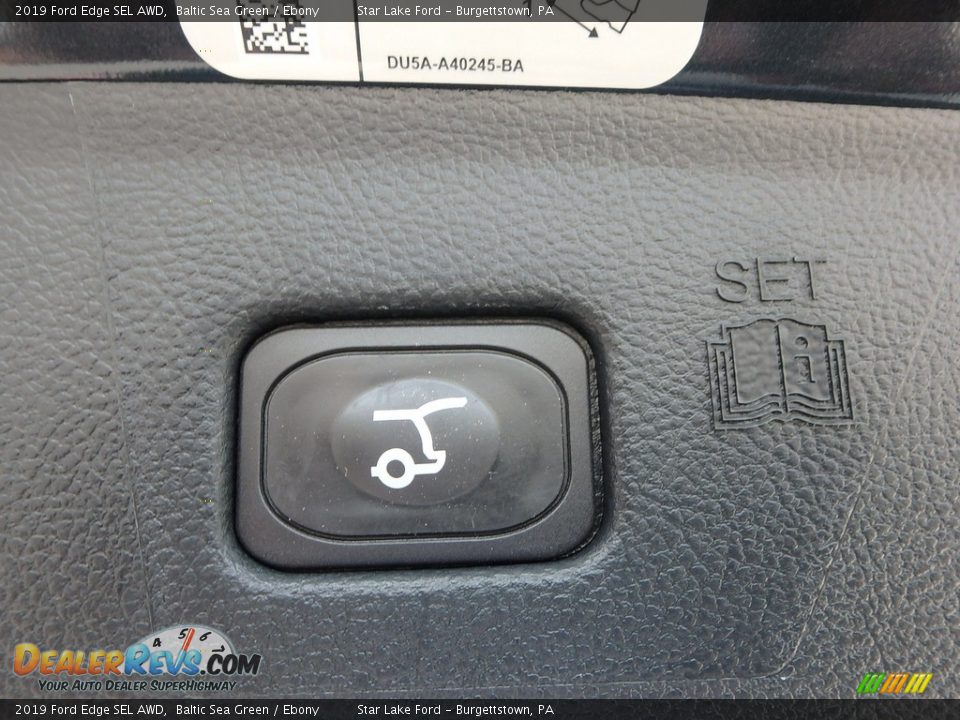 2019 Ford Edge SEL AWD Baltic Sea Green / Ebony Photo #8