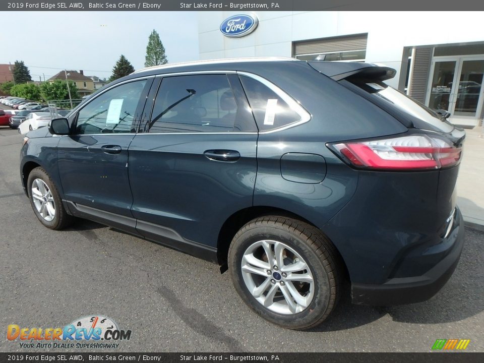 2019 Ford Edge SEL AWD Baltic Sea Green / Ebony Photo #9